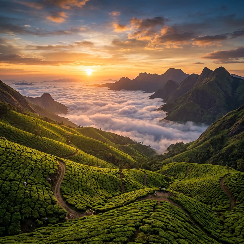 Kolukkumalai Sunrise Point trail photo 2