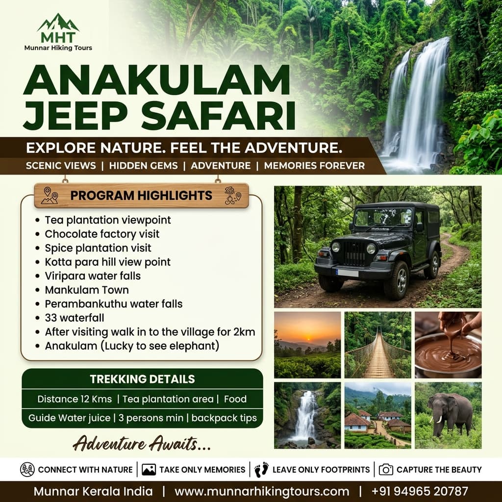 Kannan Devan Hills Jeep Safari trail photo 3