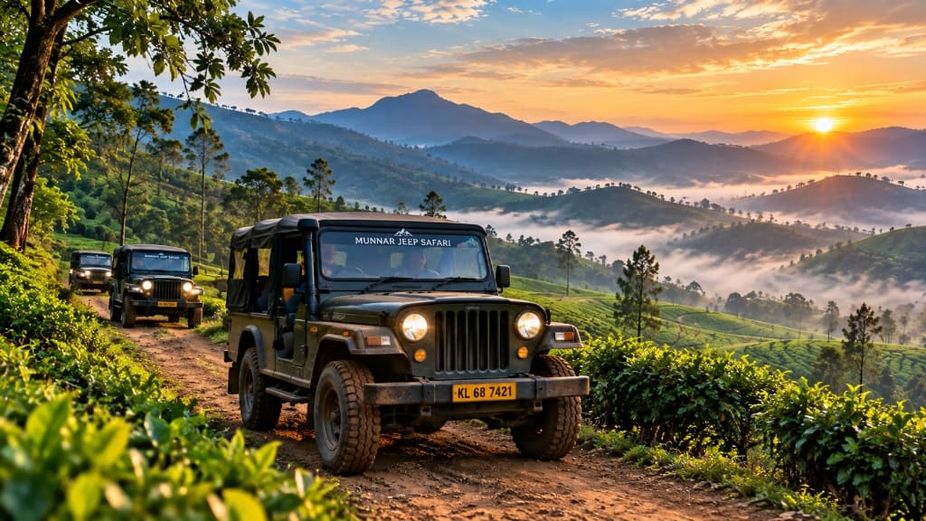 Kolukkumalai Sunrise Jeep Safari