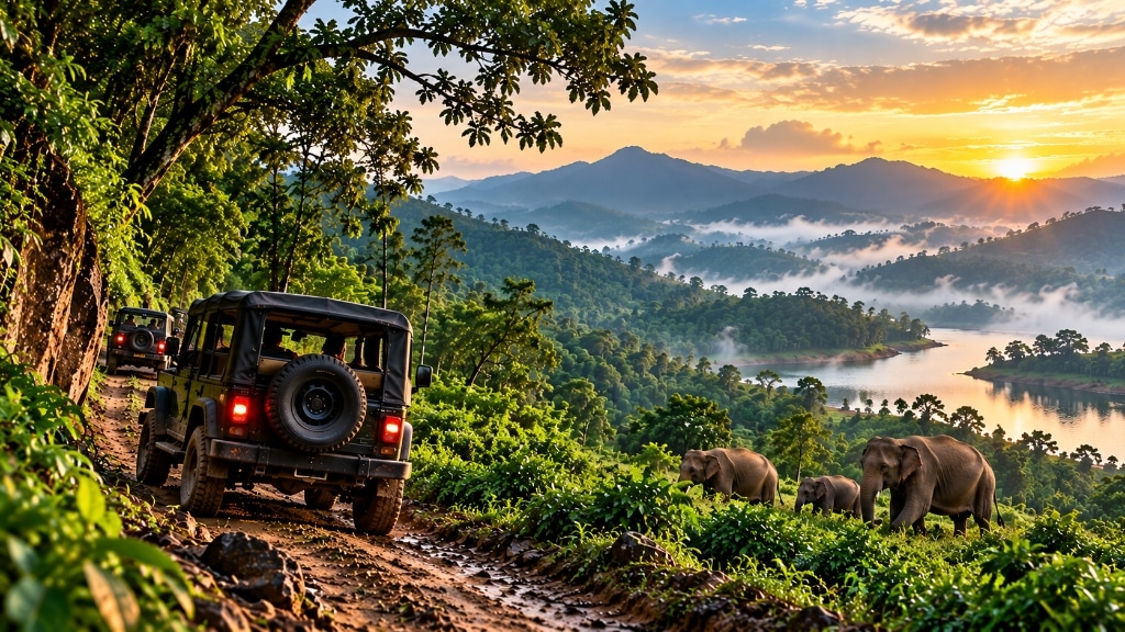 Anakulam Wild Elephant & Forest Jeep Safari